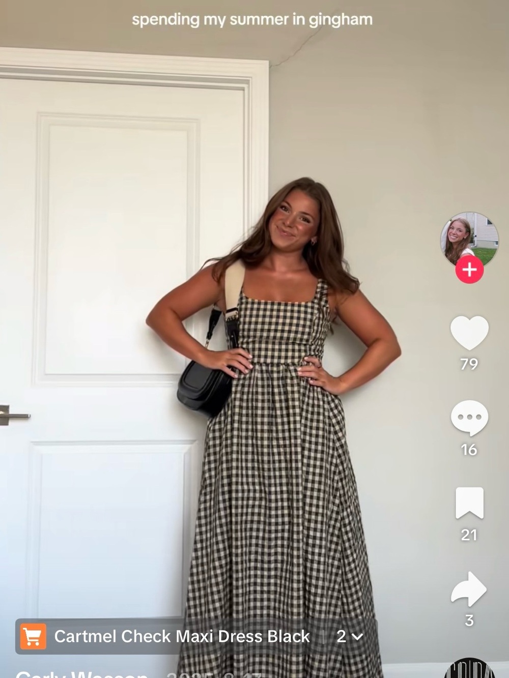 Princess Polly Cartmel Check Maxi Dress - Picture 3 of 4